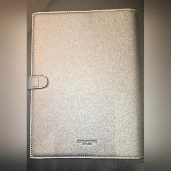 Coach LEATHER BOUND NOTEBOOK COVER NWT - Picture 4 of 4